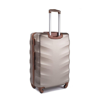 Duża walizka WINGS 402 L Złota