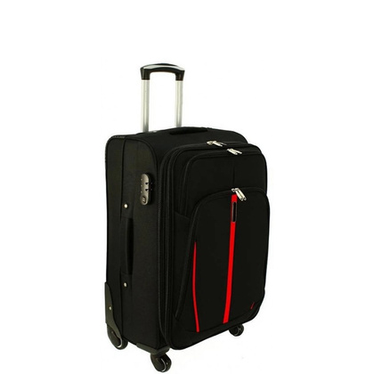 Mała kabinowa walizka PELLUCCI RGL S-020 S Czarna