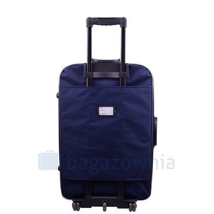 Mała kabinowa walizka PELLUCCI RGL 773 S Granatowo Czerwona
