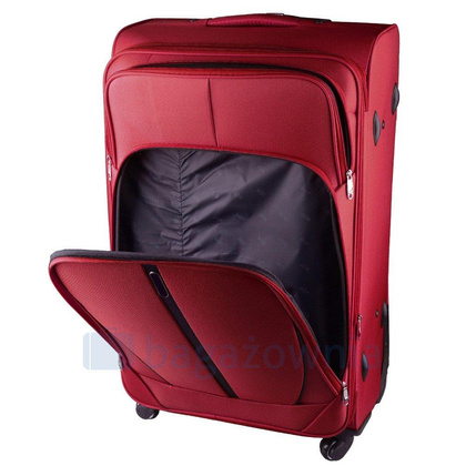 Duża walizka WINGS 1706 L Bordowa