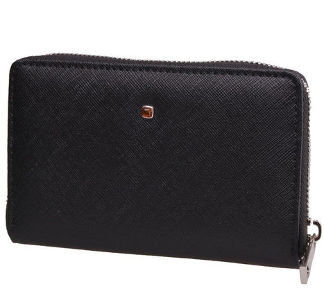 Portfel skórzany damski KEMER 358D Czarny - min. zamówienie 20 / 50 / 100 szt.