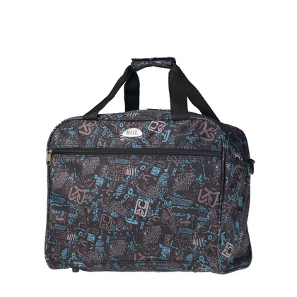 Torba podróżna podręczna PELLUCC WIZZ AIRI M2 Czarno szara