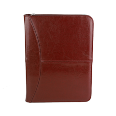 012 Aktówka skórzana-wiśniowy KEMER