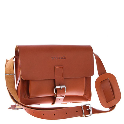 Listonoszka skórzana KEMER VOOC Vintage  P32 Koniak