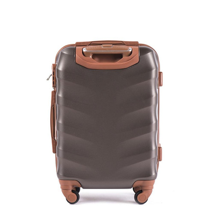 Mała kabinowa walizka WINGS 402 S Brązowa