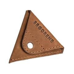 Jasno brązowa skórzana bilonówka coin wallet BRØDRENE CW01 - min. zamówienie 20 / 50 / 100 szt.