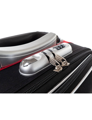 Mała kabinowa walizka PELLUCCI RGL 801 S Czarno granatowa