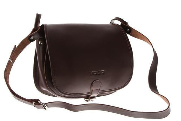 Listonoszka duża torebka KEMER VOOC Vintage P27 Brązowa