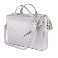 Teczka damska na laptop 15.4 KEMER SOLIER FL15 Popielata - min. zamówienie 20 / 50 / 100 szt.