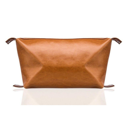 Elegancka skórzana kosmetyczka męska KEMER Perth Carmel - min. zamówienie 20 / 50 / 100 szt.