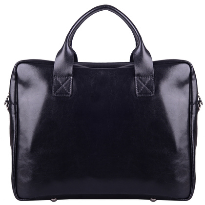 Torba skórzana na laptop KEMER TM 17/2/K Czarna - min. zamówienie 20 / 50 / 100 szt.