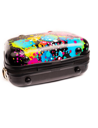 Mała kabinowa walizka KEMER RGL PRINT S + KUFEREK Motyl 