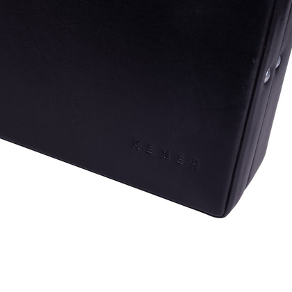 Neseser skórzany KEMER A7 Czarny - min. zamówienie 20 / 50 / 100 szt.