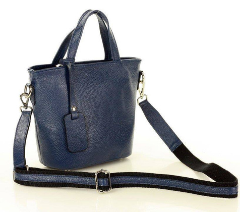 MARCO MAZZINI Torba damska messenger active leather bag granatowa - min. zamówienie 20 / 50 / 100 szt.