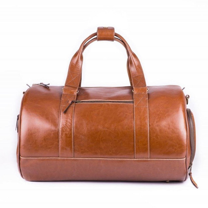 Torba podróżna skórzana KEMER SOLIER Brandon SL19 Jasnobrązowa - min. zamówienie 20 / 50 / 100 szt.