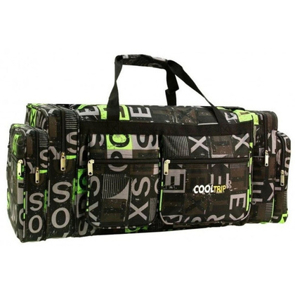 Torba podróżna podręczna PELLUCCI RGL M23C Czarno Szaro Zielona