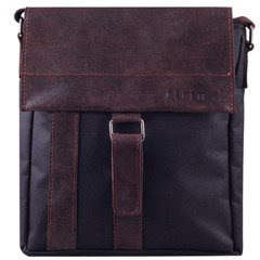 Torba skórzana KEMER TSM15 Brąz / Czarny - min. zamówienie 20 / 50 / 100 szt.