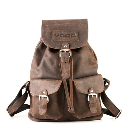 Plecak ze skóry naturalnej KEMER VOOC URBAN RDW6 Czarny