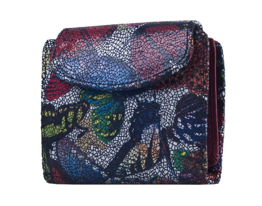 Portfel damski skórzany KEMER 009D Czerwony - min. zamówienie 20 / 50 / 100 szt.