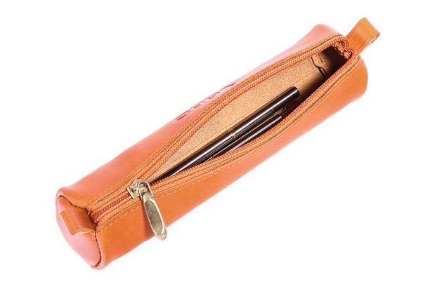 Piórnik na długopisy VOOC Vintage P9 brąz