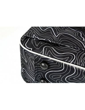 Zestaw walizek 3 walizek + Kuferek PELLUCCI RGL 773 Granatowo czerwony