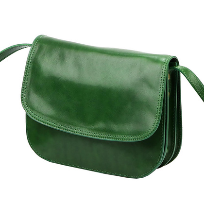 Torebka-listonoszka, skóra naturalna 