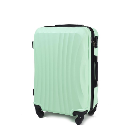 Średnia walizka WINGS 159 M Jasnozielona