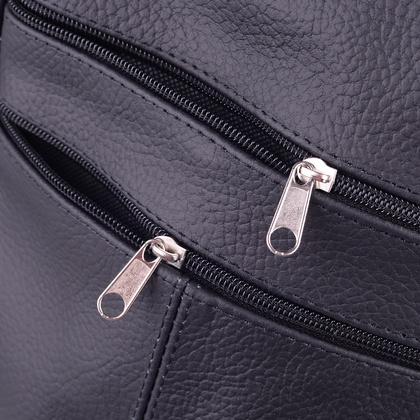 Torba na ramię skórzana KEMER T013 Czarna - min. zamówienie 20 / 50 / 100 szt.