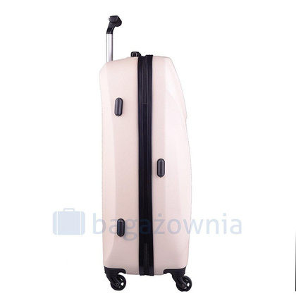 Duża walizka WINGS 518 L Beżowa