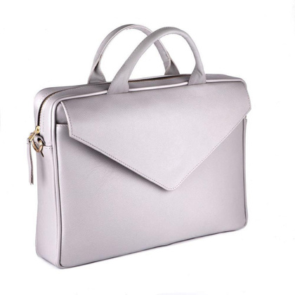 Teczka damska na laptop 15.4 KEMER SOLIER FL15 Popielata - min. zamówienie 20 / 50 / 100 szt.