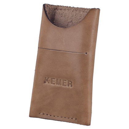 Etui na wizytówki skórzane KEMER V2-33 Cieliste - min. zamówienie 20 / 50 / 100 szt.