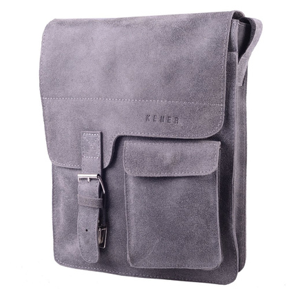 Torba skórzana KEMER TSM11/04 Antracyt - min. zamówienie 20 / 50 / 100 szt.