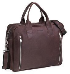 Ciemno brązowa męska torba na ramię BRØDRENE BL02 Kolor wnętrza: Czarny - min. zamówienie 20 / 50 / 100 szt.