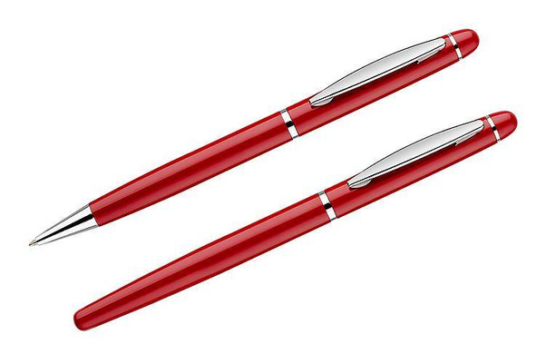 Zestaw piśmienniczy KEMER MONTANA Czerwony