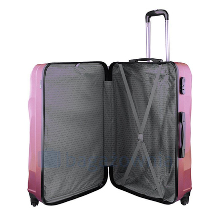 Duża walizka WINGS 159 L Bordowa