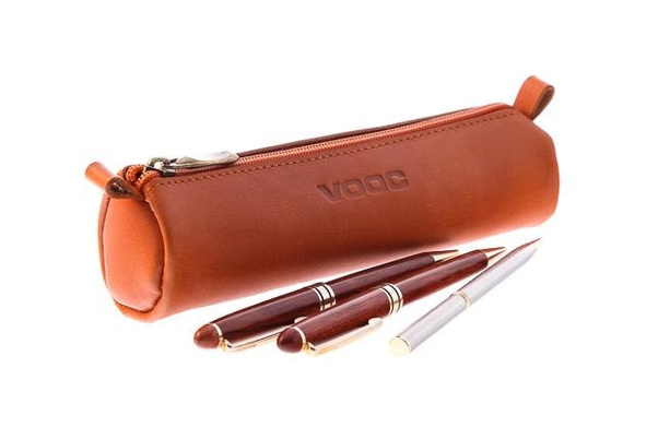 Piórnik na długopisy VOOC Vintage P9 czarny