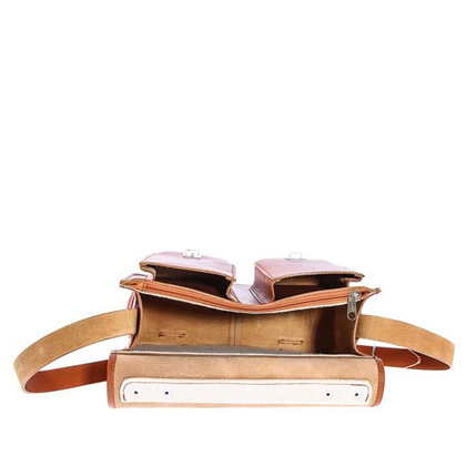 Stylowa torba kuferek KEMER VOOC Vintage P30 naturalny