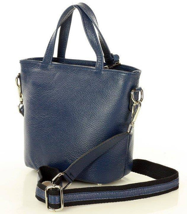 MARCO MAZZINI Torba damska messenger active leather bag granatowa - min. zamówienie 20 / 50 / 100 szt.