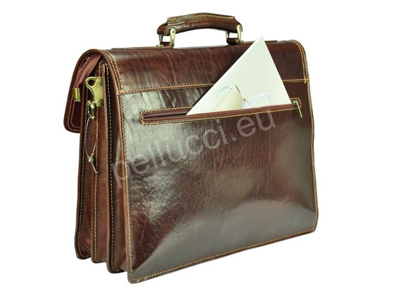 Teczka skórzana PELLUCCI Art.6 Czarna