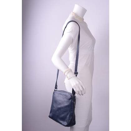 Torebka damska skórzana KEMER 783 Granatowa - min. zamówienie 20 / 50 / 100 szt.