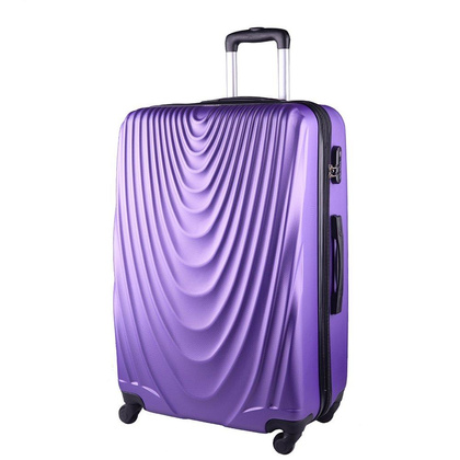 Duża walizka WINGS 304 L Fioletowa