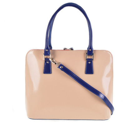 Torebka damska skórzana KEMER 003 Beżowa - min. zamówienie 20 / 50 / 100 szt.