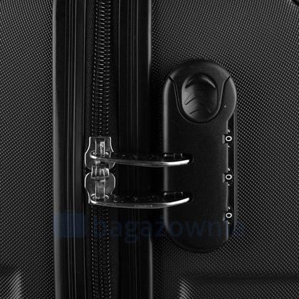 Średnia walizka 608 M Szara