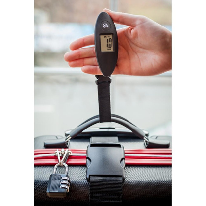 Zestaw podróżny waga do bagażu pas, kłódka KEMER