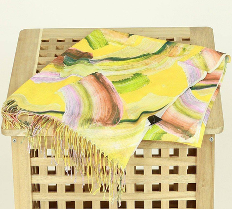 Szalik apaszka żółta do sukienki MAZZINI - min. zamówienie 20 / 50 / 100 szt.