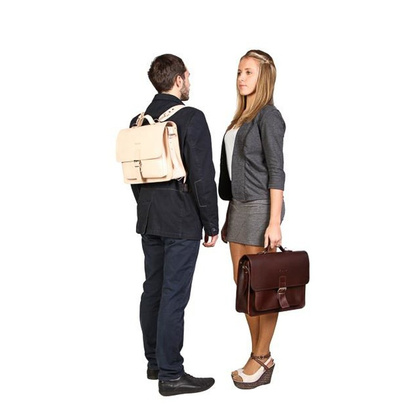 Modna teczka 3w1 skóra KEMER VOOC Vintage P25 czarny