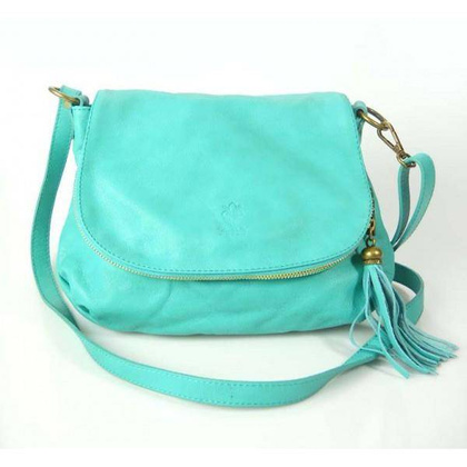 TOREBKI  SKÓRZANE LISTONOSZKI  a5  VERA PELLE  TURKUS  VP1017TC