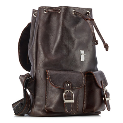 Plecak skórzany KEMER VOOC RETRO TC13 Brązowy