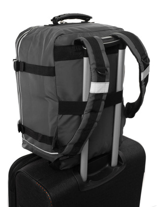 Plecak podrózny 40X30X20 PL03 PELLUCCI RGL Wizzair Szary