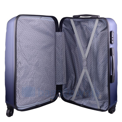 Średnia walizka WINGS AT01 M Granatowa